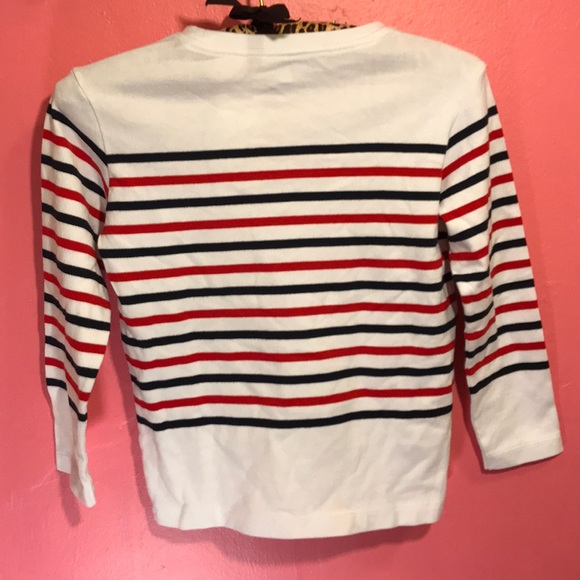 UNIQLO KIDS Striped crew neck long sleeve t-shirt - Picture 2 of 3